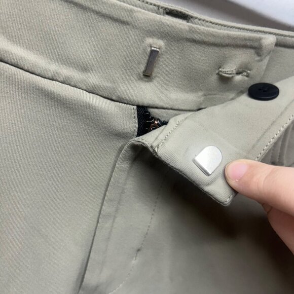 Public Rec Pants Womens 28x28 tan All Day crop Straight Leg Golf Performance - Picture 4 of 12